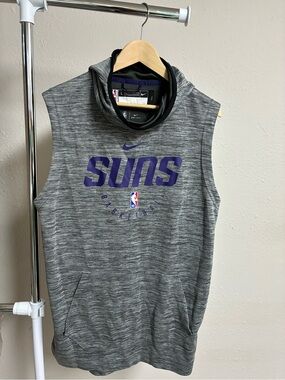 Nike NBA Phoenix Suns On Court Practice Sleeveless Shooting Hoodie LT